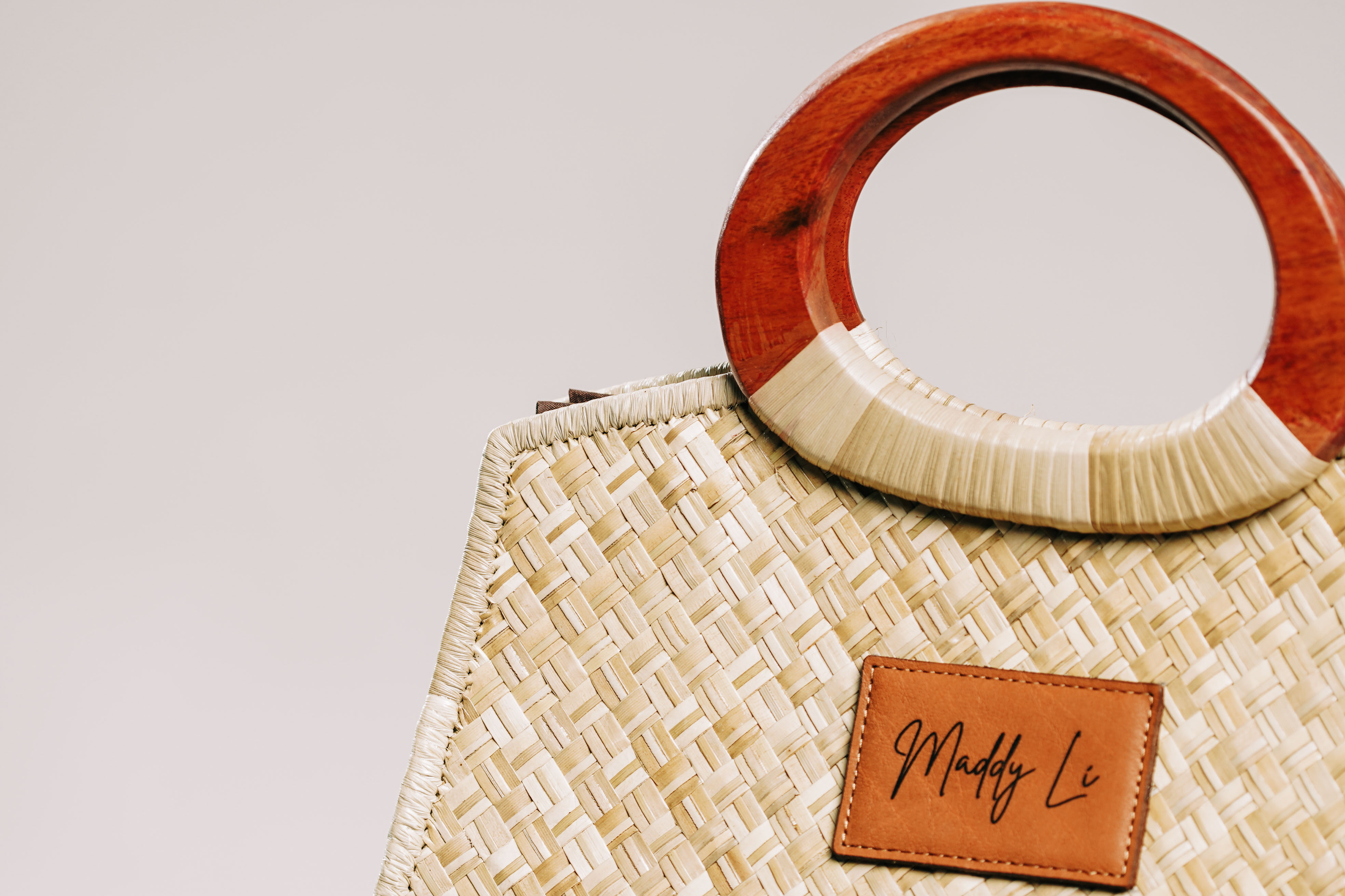 Maddy Lí Bulan luxury handbag detail view